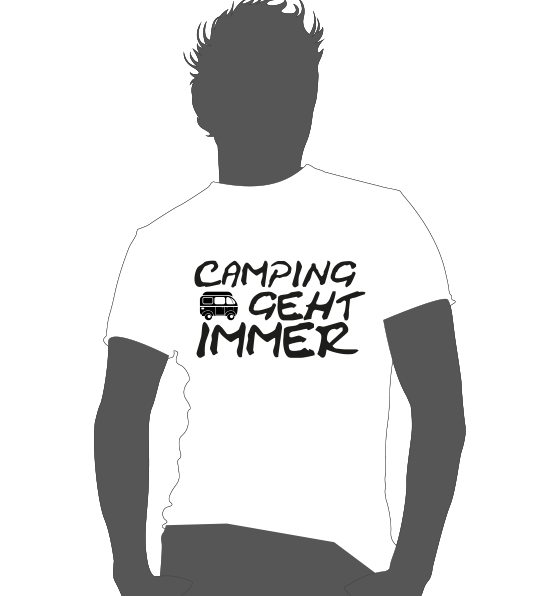 Textildruck Camper geht Immer